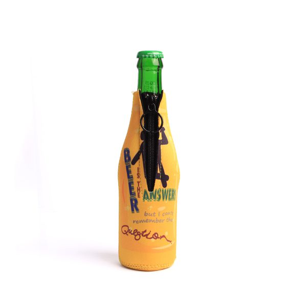 6 pack funny quotes & cartoon, Bottle Sleeve Covers, Yellow - Item #6B-YFC - Image 10