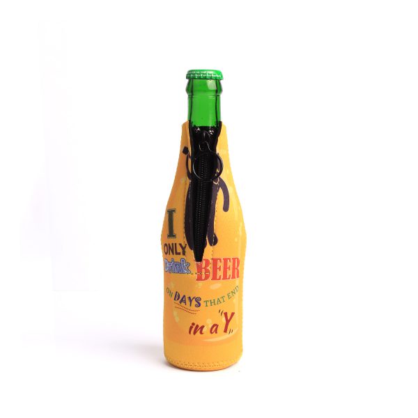 6 pack funny quotes & cartoon, Bottle Sleeve Covers, Yellow - Item #6B-YFC - Image 8
