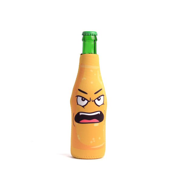6 pack funny quotes & cartoon, Bottle Sleeve Covers, Yellow - Item #6B-YFC - Image 23