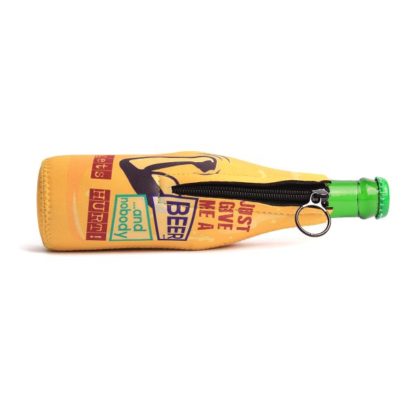 6 pack funny quotes & cartoon, Bottle Sleeve Covers, Yellow - Item #6B-YFC - Image 24