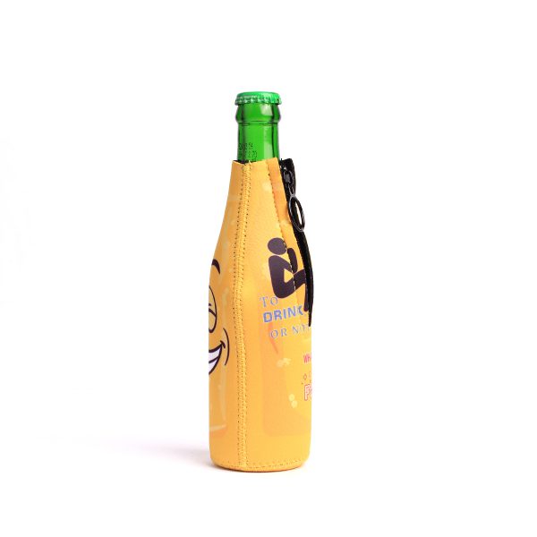 6 pack funny quotes & cartoon, Bottle Sleeve Covers, Yellow - Item #6B-YFC - Image 20