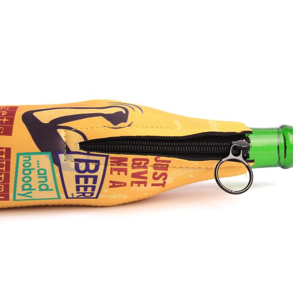 6 pack funny quotes & cartoon, Bottle Sleeve Covers, Yellow - Item #6B-YFC - Image 21