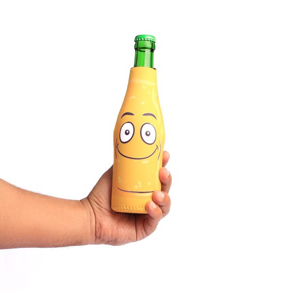 6 pack funny quotes & cartoon, Bottle Sleeve Covers, Yellow - Item #6B-YFC - Image 22